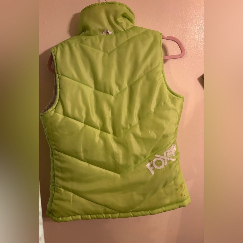 Reversible Fox Racing Vest💚🩶 - Picture 4 of 5